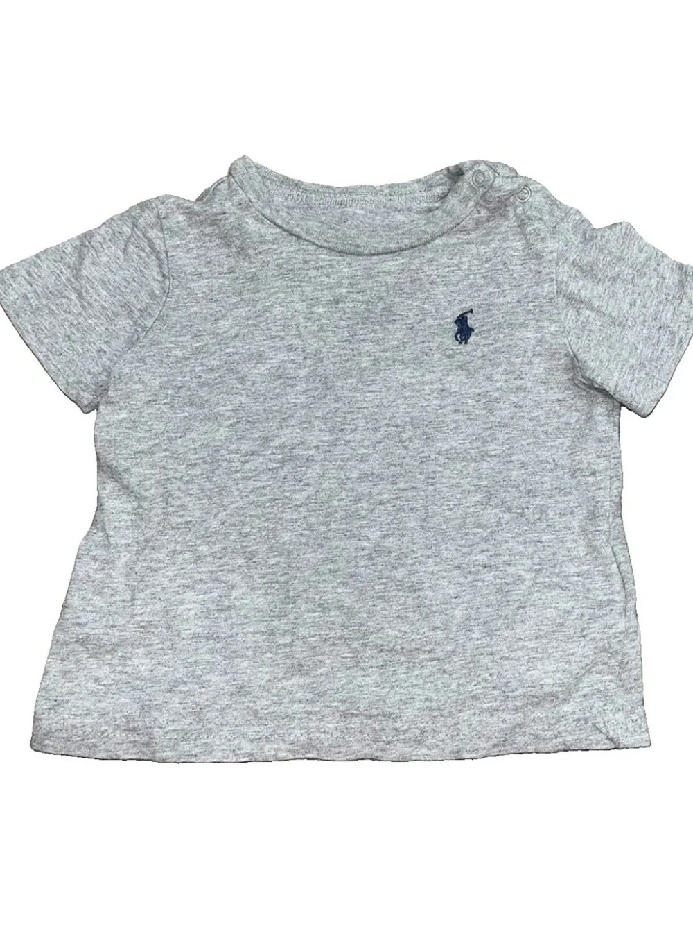 Ralph Lauren Boys Size 6 Months Gray Short Sleeve Tshirt